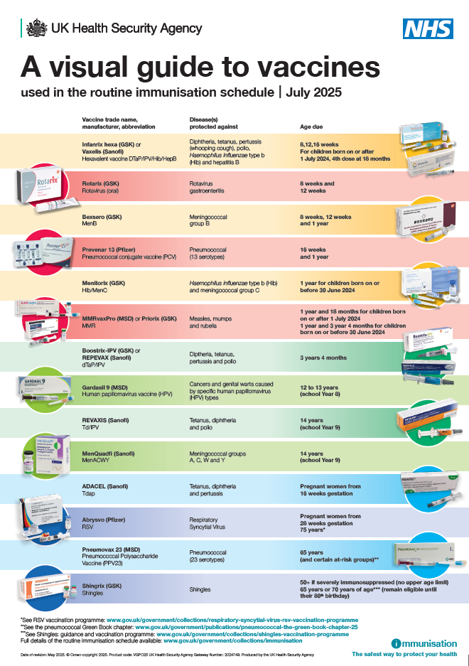 A visual guide to vaccines. For an accessible version see the link below